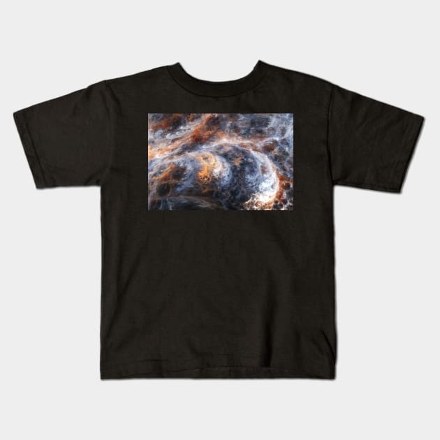 Storm on Jupiter Kids T-Shirt by krinichnaya